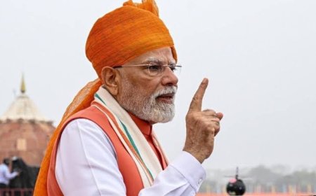 Faced with US tariffs, Indian Prime Minister Modi vows self-reliance.