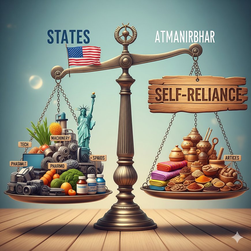 Trump's 50% tariff imposed on India, Modi stresses self-reliance.